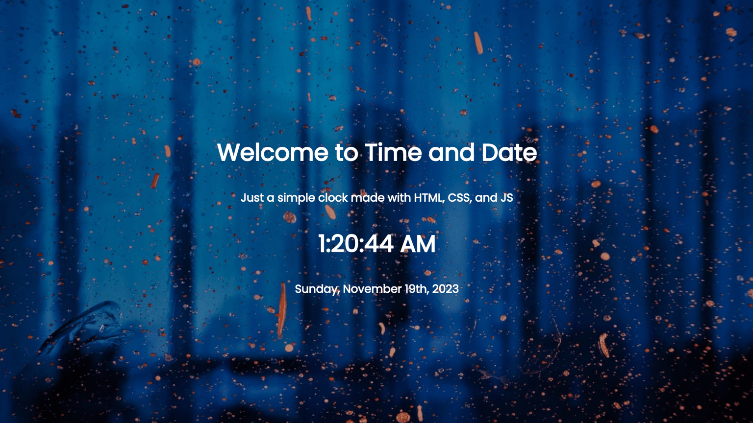 Time and Date project image