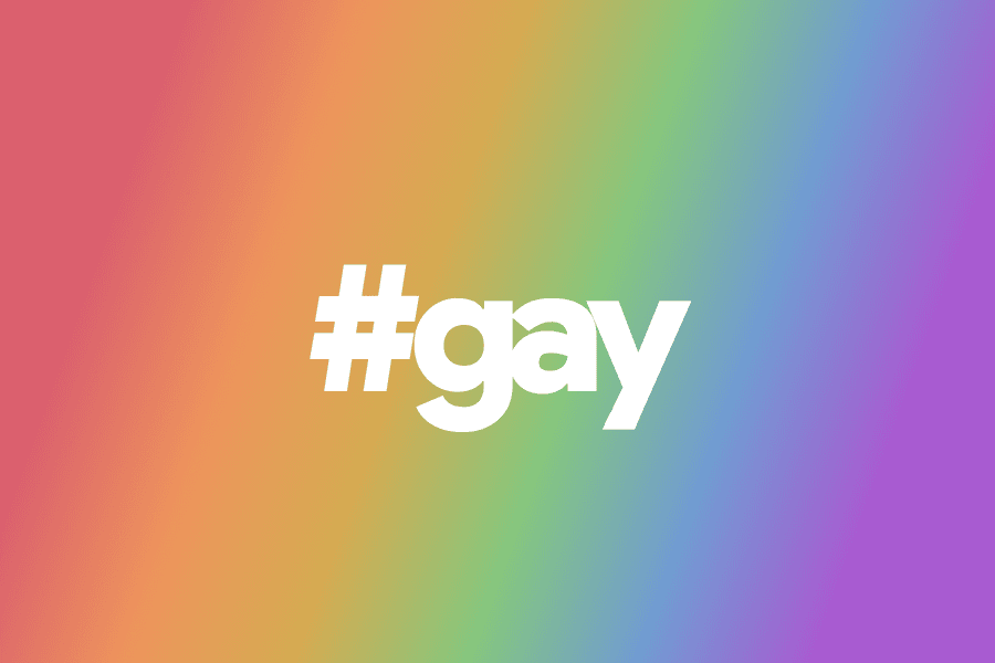 #gay hashtag design